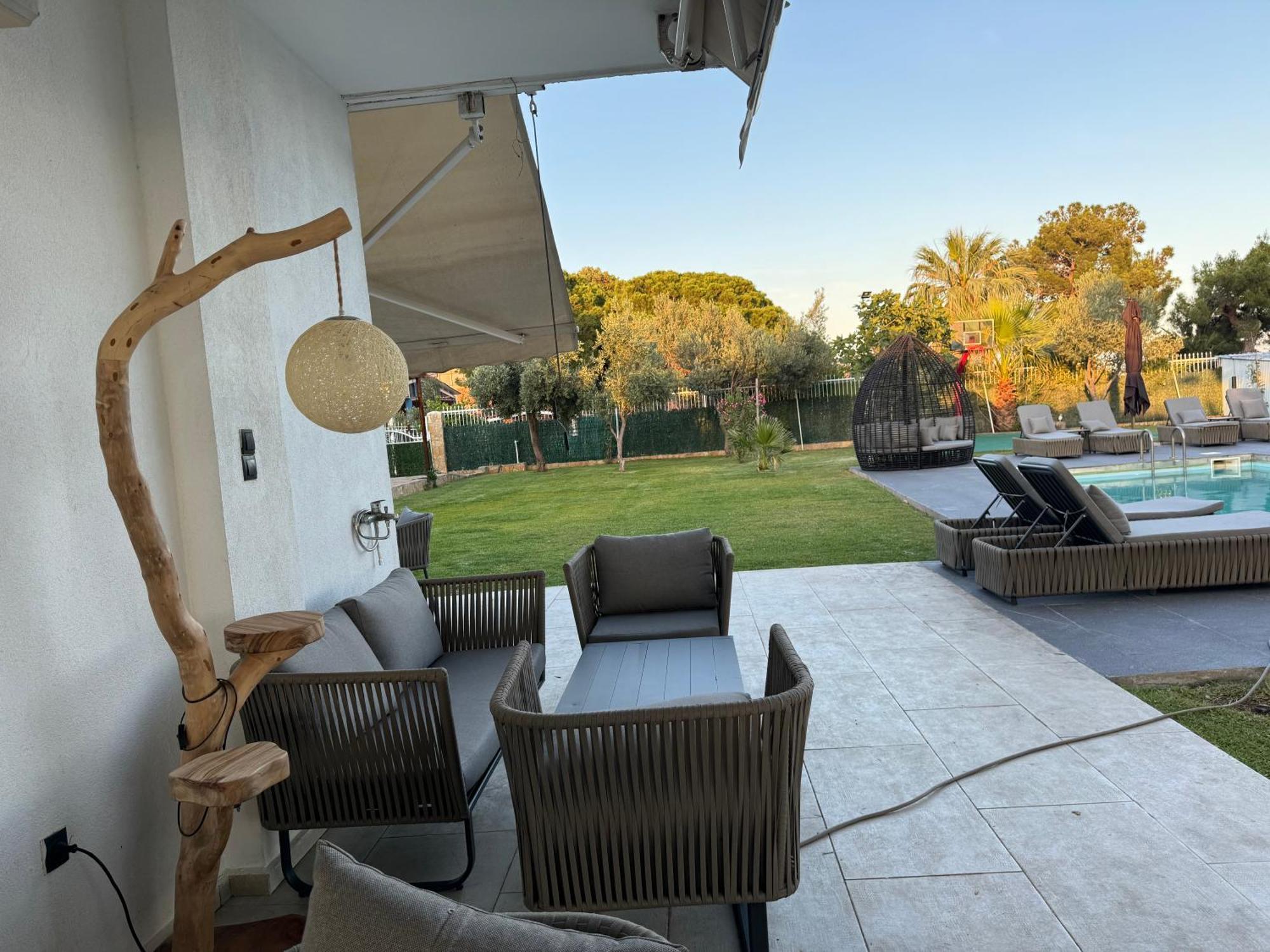 Kalamáki Zoza Luxury Villa Isthmia By The Sea With Private Pool מראה חיצוני תמונה
