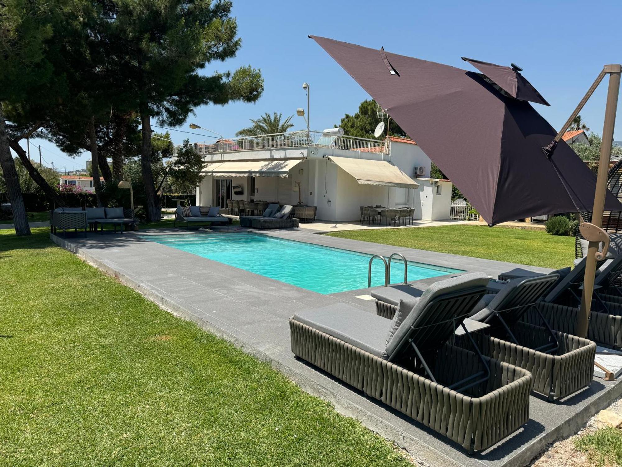 Kalamáki Zoza Luxury Villa Isthmia By The Sea With Private Pool מראה חיצוני תמונה