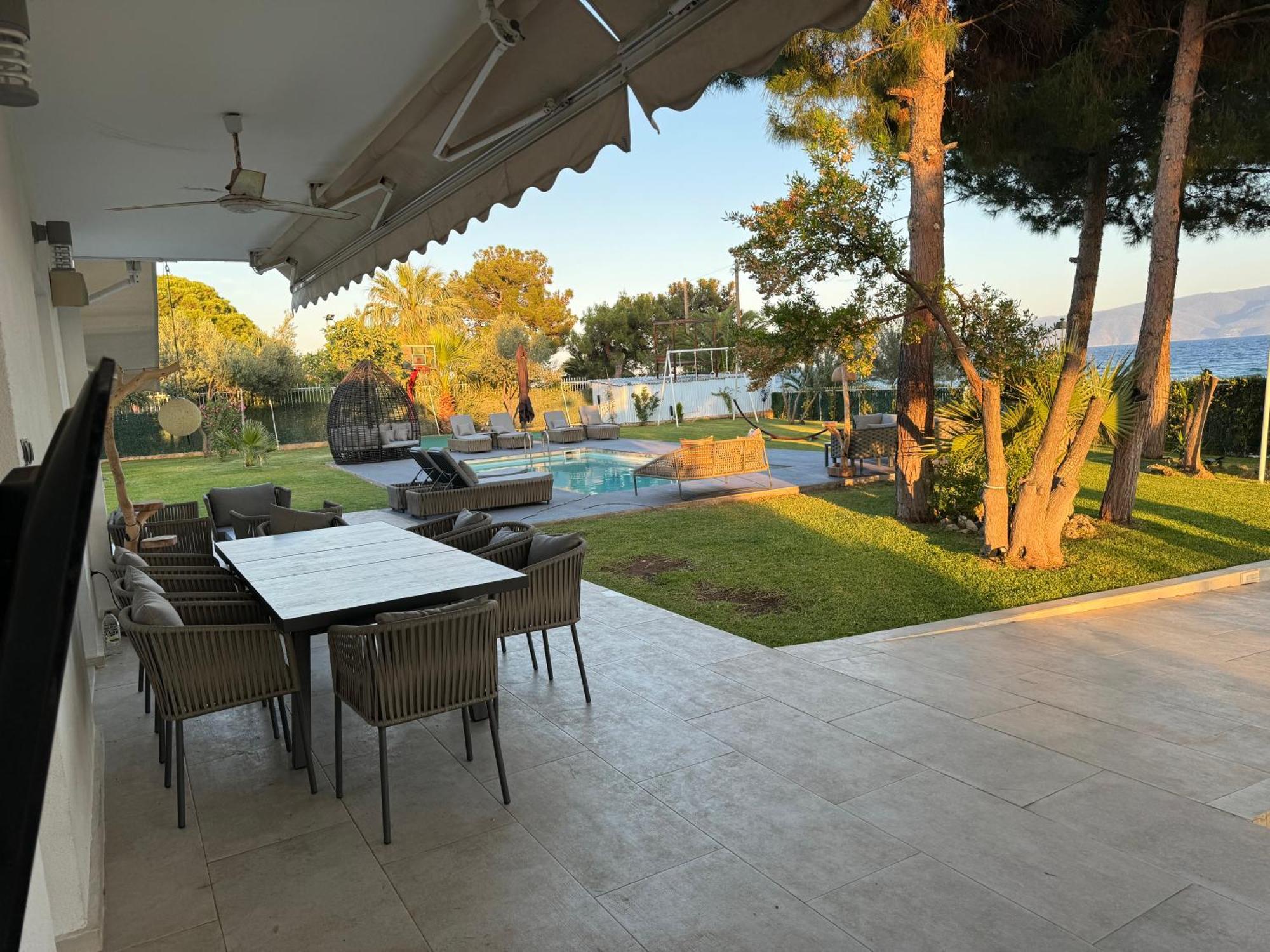 Kalamáki Zoza Luxury Villa Isthmia By The Sea With Private Pool מראה חיצוני תמונה